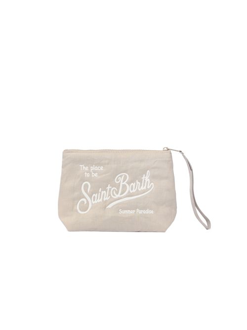 Pochette Aline Soft Line in lino Beige Mc2 Saint Barth | ALI005101278L